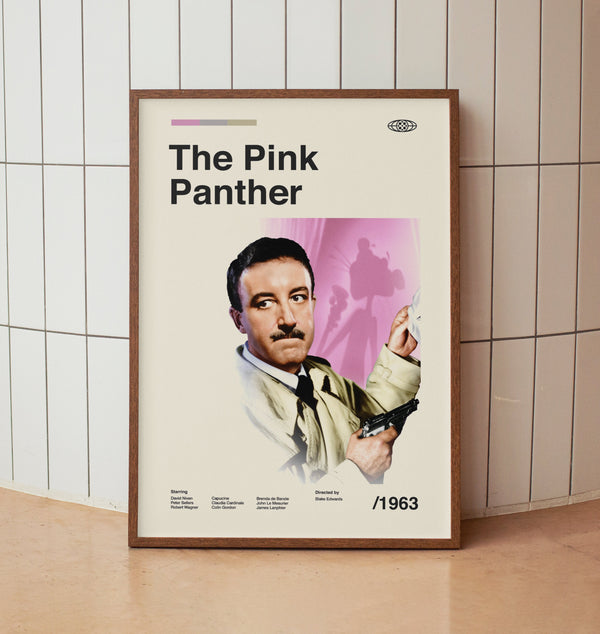 Vintage Inspired Movie Poster - Peter Sellers - Minimalist Midcentury Wall Art Print 1588422787