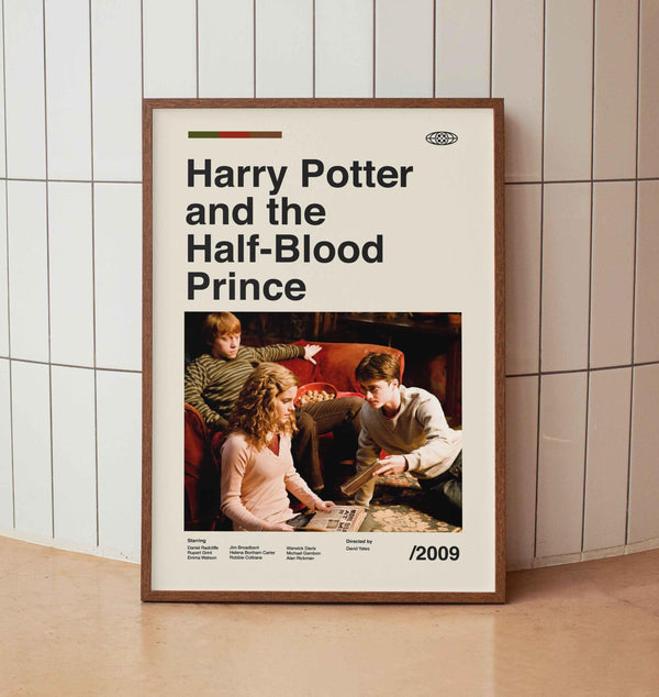 Vintage Movie Poster Wall Art Print - Minimalist Midcentury