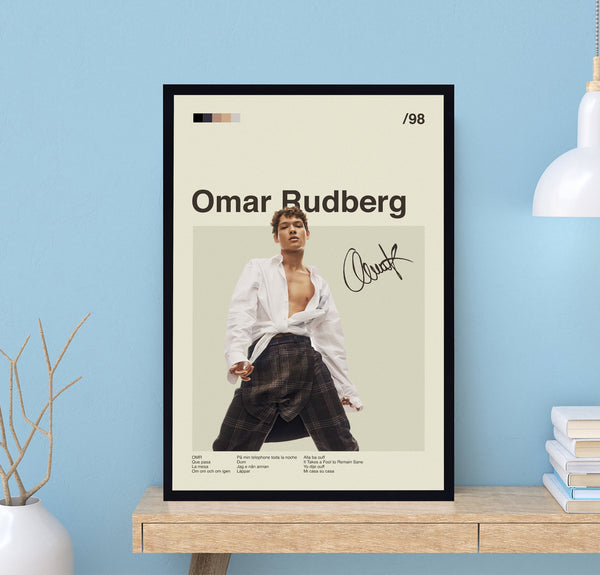 Vintage Omar Rudberg Poster, Mid Century Art, Minimalist Art, Retro Poster, Modern Art Print, Custom Poster, Classic Poster, Home Decor 1653664610