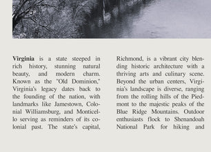 Virginia Wall Art  Poster Virginia Black White Poster  Poster Art Gift 1680862516