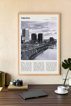 Virginia Wall Art  Poster Virginia Black White Poster  Poster Art Gift 1680862516