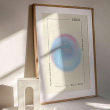 Virgo Wall Art  Virgo Zodiac Gift  Zodiac Wall Art  Astrology Poster  Aura Print   Spiritual Print  Trendy Wall Art 1575813992
