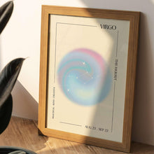 Virgo Wall Art  Virgo Zodiac Gift  Zodiac Wall Art  Astrology Poster  Aura Print   Spiritual Print  Trendy Wall Art 1575813992