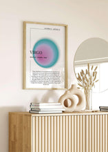 Virgo Zodiac Wall Art  Virgo Art Print  Aura Wall Art  Spiritual Poster  Zodiac Gift Wall Art    High Quality 1575104576