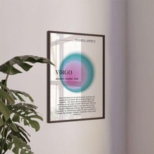 Virgo Zodiac Wall Art  Virgo Art Print  Aura Wall Art  Spiritual Poster  Zodiac Gift Wall Art    High Quality 1575104576