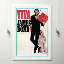 Viva James Bond Movie Poster Print, Canvas Wall Art, Room Decor, Movie Art