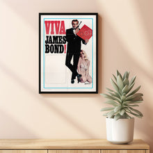 Viva James Bond Movie Poster Print, Canvas Wall Art, Room Decor, Movie Art