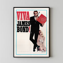 Viva James Bond Movie Poster Print, Canvas Wall Art, Room Decor, Movie Art