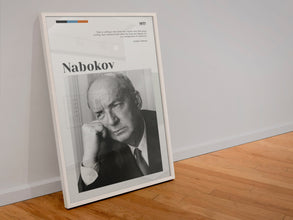 Vladimir Nabokov Poster Wall Art  Poster Art Gift Quote Vladimir Vladimirovich Nabokov Vladimir Sirin 1561208384
