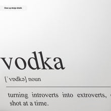Vodka Poster  Vodka Definition  Alcohol Wall Art  Bar Cart Wall Art  Funny Vodka Lovers Gifts  Vodka Print 1677724702