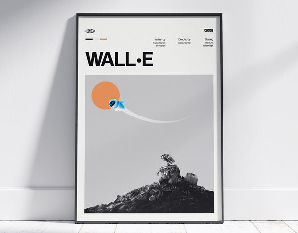 WALL-E Movie Poster, WALL-E Wall Decor, WALL-E Poster Print, Vintage Retro Art Print 1538665394