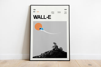 WALL-E Movie Poster, WALL-E Wall Decor, WALL-E Poster Print, Vintage Retro Art Print 1538665394