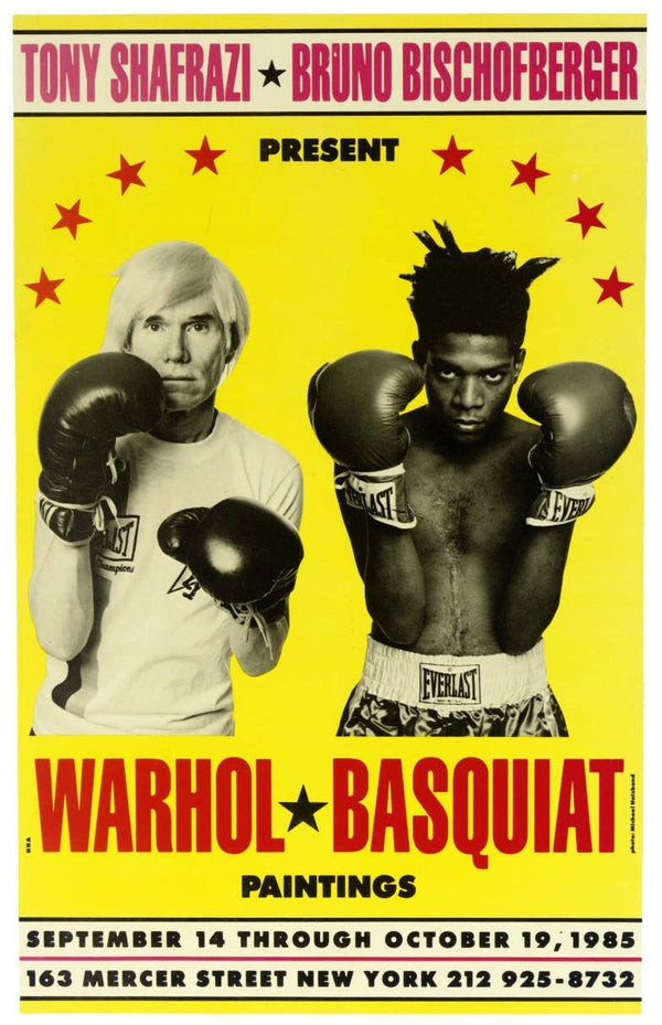 Warhol vs. Basquiat Exhibition Paris Print Wall art Poster 1580893681
