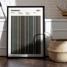 Warrior Movie Barcode Print, Warrior Print, Warrior Poster, Warrior Wall Art, Warrior Art Print, Warrior Frames 1627717854