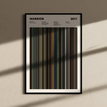Warrior Movie Barcode Print, Warrior Print, Warrior Poster, Warrior Wall Art, Warrior Art Print, Warrior Frames 1627717854