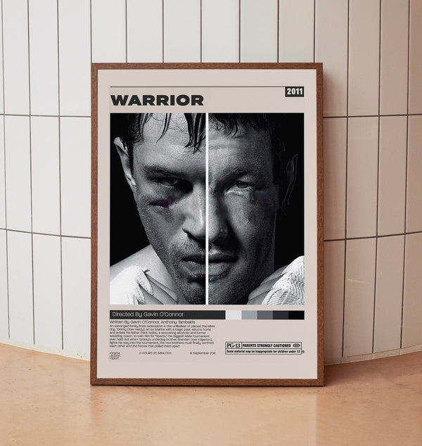 Warrior Movie Poster, Gavin O'Connor, Minimalist Movie Poster