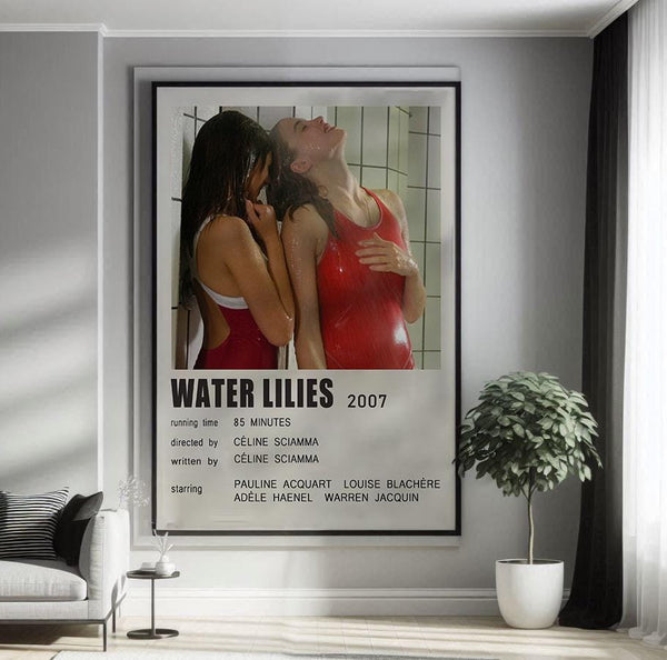 Water Lilies 2007 Movie Poster Canvas Poster Minimalist Poster Art Print Gifts for Lover Mural Painting Home Decoration 1814272409