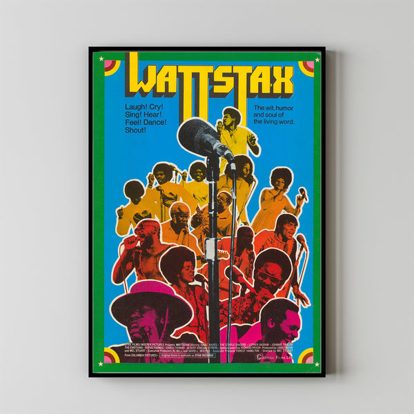 Wattstax Movie Poster Print, Canvas Wall Art, Room Decor, Movie Art
