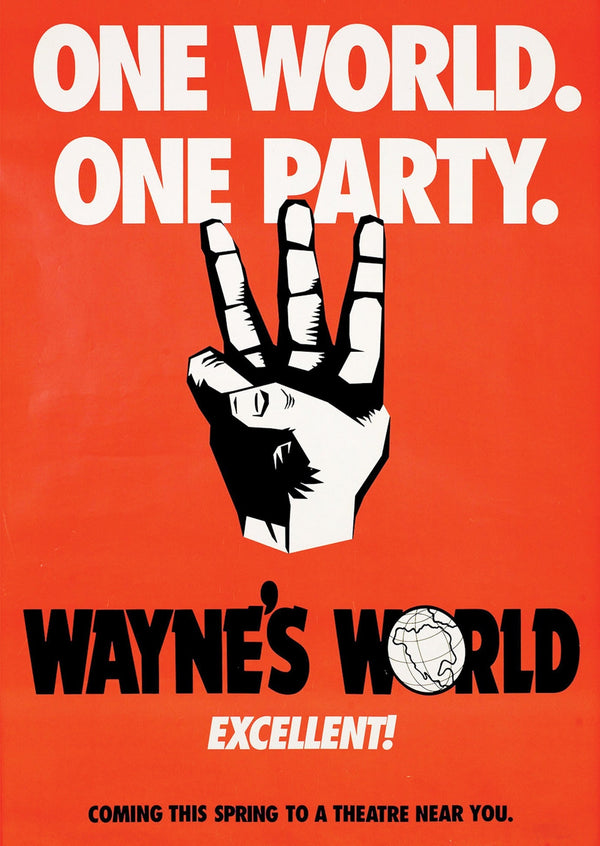 Wayne's World Retro Alternative Film Movie Print Wall Art Poster 1591126473