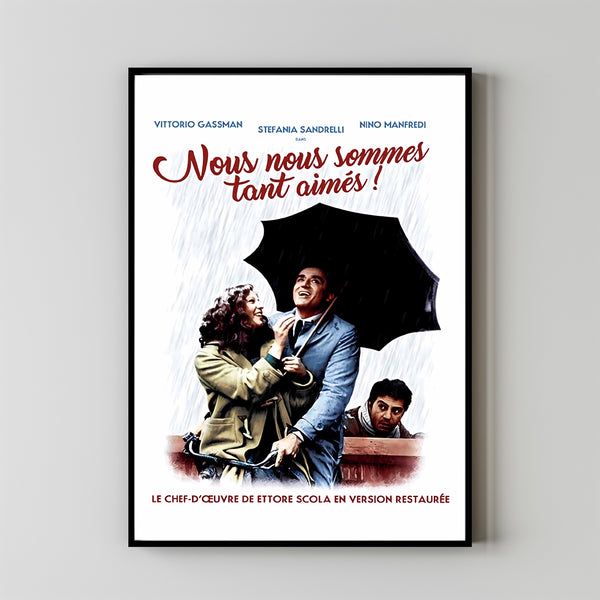 We All Loved Each Other So Much (1974) Poster Art Print Movie Posters Gift for Movie lovers