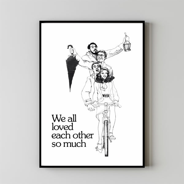 We All Loved Each Other So Much (1974) Poster Art Print Movie Posters Gift for Movie lovers 23