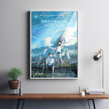 Weathering With You Movie Poster Print, Canvas Wall Art, Room Decor, Movie Art