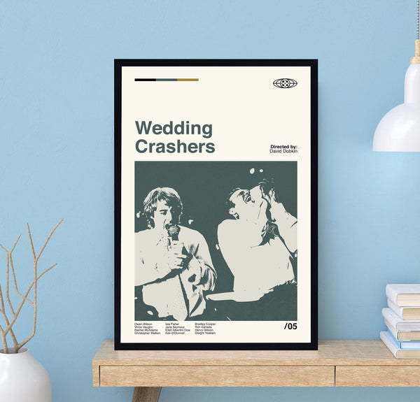 Wedding Crashers Poster, Wedding Crashers Movie, David Dobkin, Movie Poster, Retro Poster, Minimalist Art, Vintage Poster, Wall Decor 1715614217