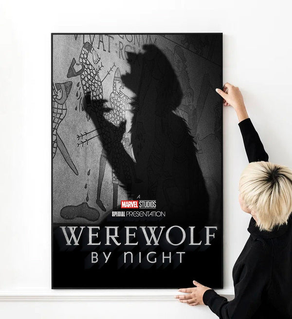 Werewolf by Night (2022) Movie Poster High Quality Print Photo Wall Art Canvas Cloth Multi size 1540734433
