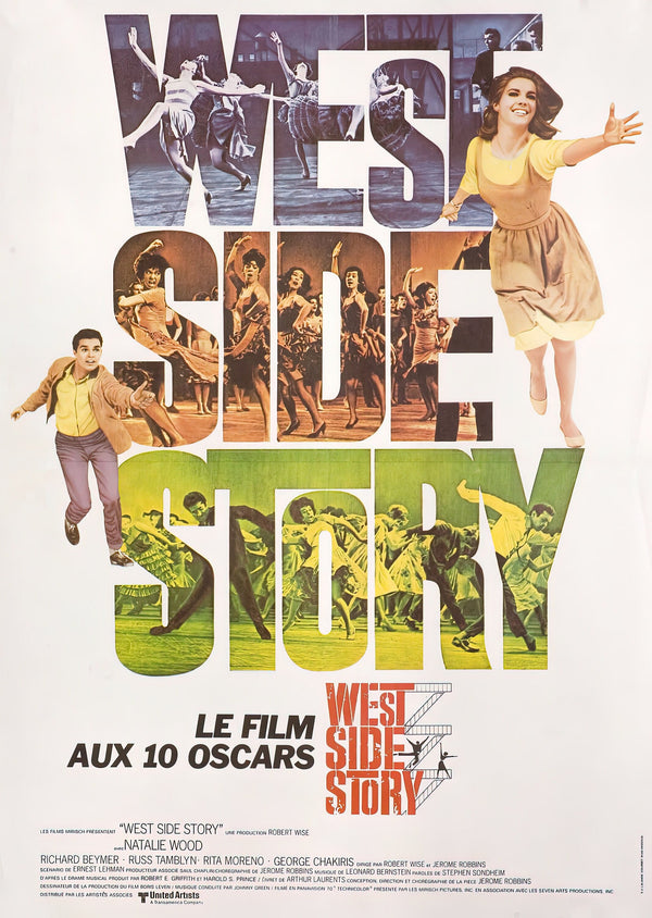 West Side Story French Alternative Film Movie Print Wall Art Poster 1564760342