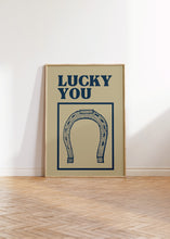 Western Print Horseshoe Poster Retro Western Wall Art Wild West Print Blue Retro Home Decor Cowboy Art Print  Wall Art 1 Print 1490934321