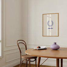 Western Print Horseshoe Poster Retro Western Wall Art Wild West Print Blue Retro Home Decor Cowboy Art Print  Wall Art 1 Print 1544228414