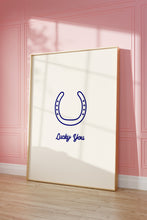 Western Print Horseshoe Poster Retro Western Wall Art Wild West Print Blue Retro Home Decor Cowboy Art Print  Wall Art 1 Print 1544228414