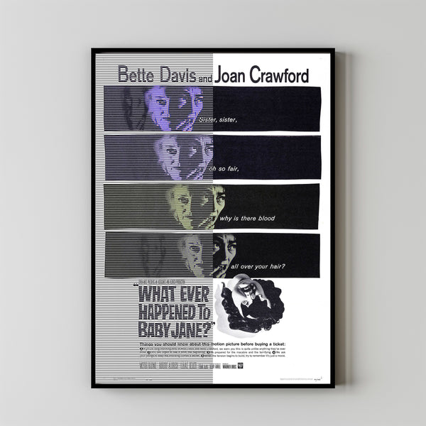 What Ever Happened to Baby Jane Movie Poster,Film Fan Collectibles,Vintage Movie Poster,Home Decor,Wall Art,Poster Gifts 2