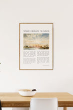 What God Hath Promised Christian Poem Wall Art, Annie Johnson Flint Poetry Print 1606076897