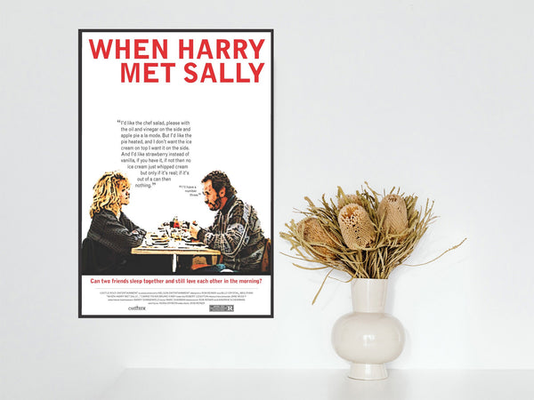 When Harry Met Sally Movie Poster 2023 Movie  Poster Gift  Bedroom Dormitory Wall Decoration 1644719695