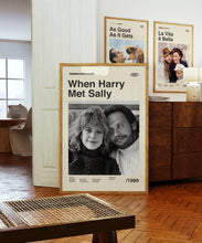 When Harry Met Sally Wall Art Print - Billy Crystal Film Poster - MInimalist - Midcentury Art 1435692948