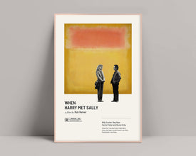 When Harry Met Sally, Minimalist Poster, Rob Reiner Movies, Billy Crystal, Meg Ryan, Stand by Me, Sleepless in Seattle, The Princess Bride 1398442416