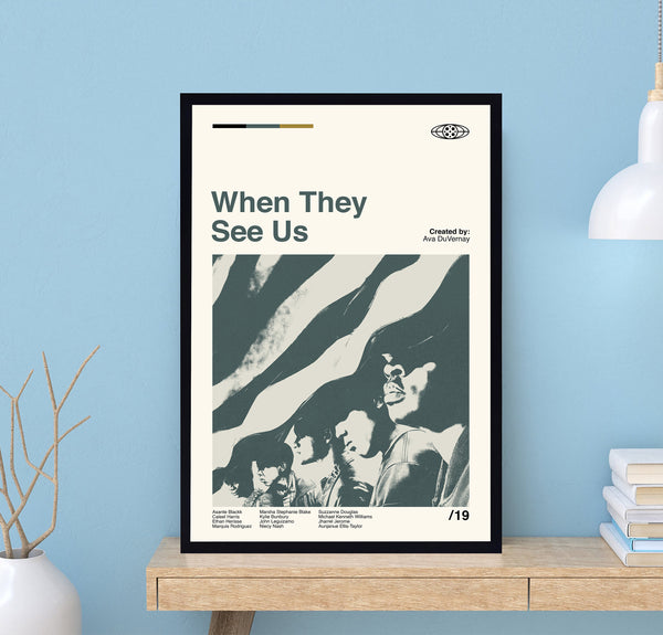 When They See Us Poster, When They See Us Print, Ava DuVernay, Vintage Poster, Minimalist Art, Mid Century Art, Retro Poster, Wall Decor 1715622051