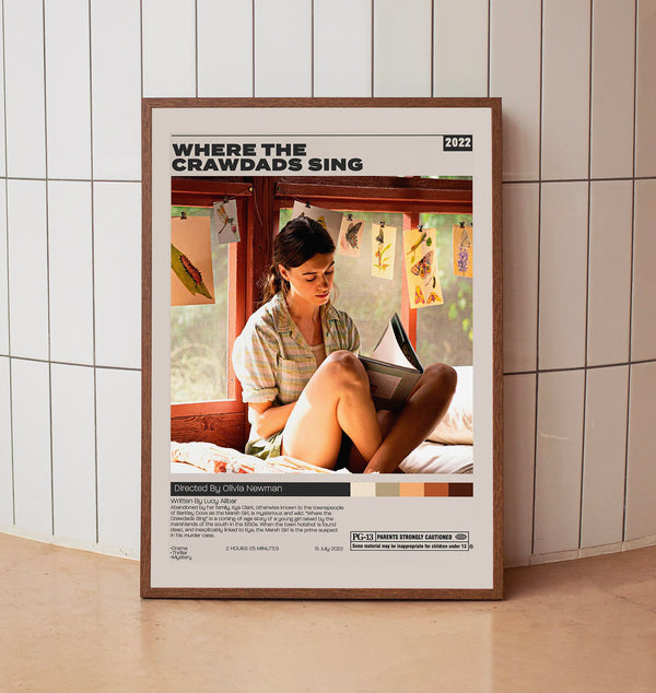 Where the Crawdads Sing, Olivia Newman, Minimalist Movie Poster