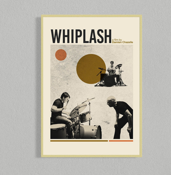 Whiplash Mid Century Movie Poster  Film Posters  Minimalist Movie Poster    Wall Art Poster 1052218740