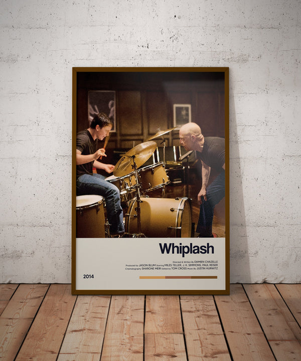 Whiplash Movie Poster - Retro Movie Poster Print - Wall Art Poster Decor - Vintage Poster Art - Minimalist Movie Poster 1677741432