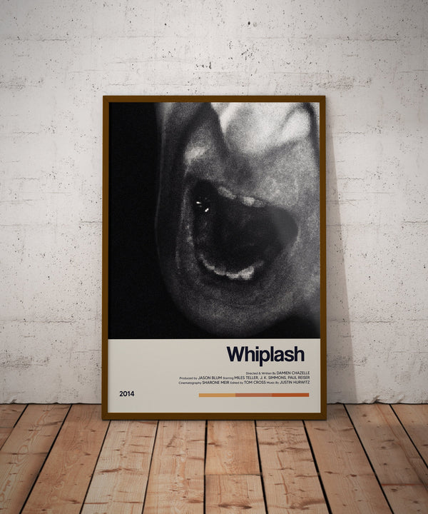Whiplash Movie Poster - Retro Movie Poster Print - Wall Art Poster Decor - Vintage Poster Art - Minimalist Movie Poster 1677741432 - Copy (2)