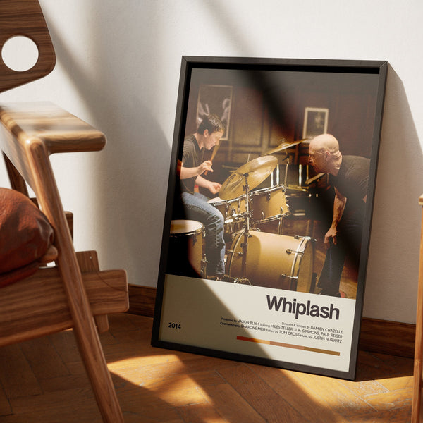 Whiplash Movie Poster - Retro Movie Poster Print - Wall Art Poster Decor - Vintage Poster Art - Minimalist Movie Poster 1677741432 - Copy (3)