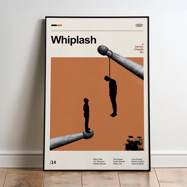 Whiplash Movie Poster  Minimalist  Midcentury Poster  Wall Art Print  Retro Movie Poster 1733281491
