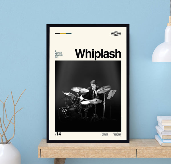 Whiplash Movie Poster, Damien Chazelle, Retro Movie Poster, Minimalist Art, Vintage Poster, Modern Art, Wall Decor, Home Decor 1723685302