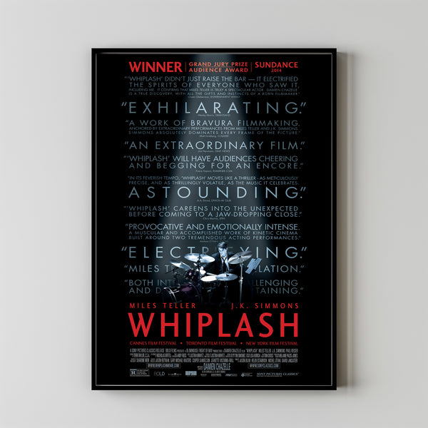 Whiplash (2014) Poster Art Print Movie Posters Gift for Movie lovers