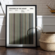 Whisper Of The Heart Movie Barcode Print, Whisper Of The Heart Print, Whisper Of The Heart Poster, Studio Ghibli Poster, Studio Ghibli Print 1664679319