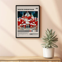 White Christmas Poster, Michael Curtiz, Minimalist Movie Poster, Vintage Retro Art1