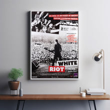 White Riot Movie Poster Print, Canvas Wall Art, Room Decor, Movie Art