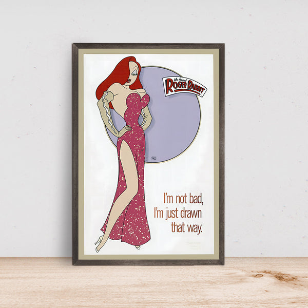 Who Framed Roger Rabbit Jessica Movie Poster, Room Decor, Home Decor, Art Poster for Gift 1636833676